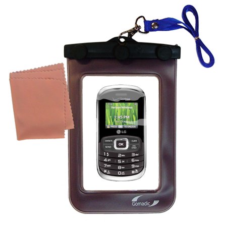 Gomadic Clean and Dry Waterproof Protective Case Suitablefor the LG Octane to use Underwater