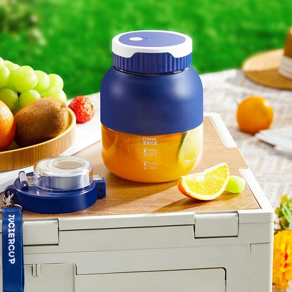500ML Juicer Cup Blenders Machine Portable Juice Blenders Sports Bottle