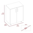thumbnail image 3 of Plethoria Home Rectangle Storage Cabinet Base Black Wengue, 3 of 8