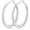 Silver-35mm, variant on Sterling Silver Hoop Earrings for Women, Hypoallergenic Lightweight Big Thick Hoop Earrings, 35/40/50/60/70mm