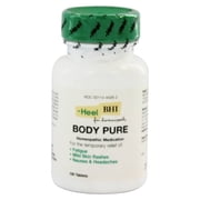 BHI Body Pure Cleansing Tablets, Natural Homeopathic, 100 Tabs