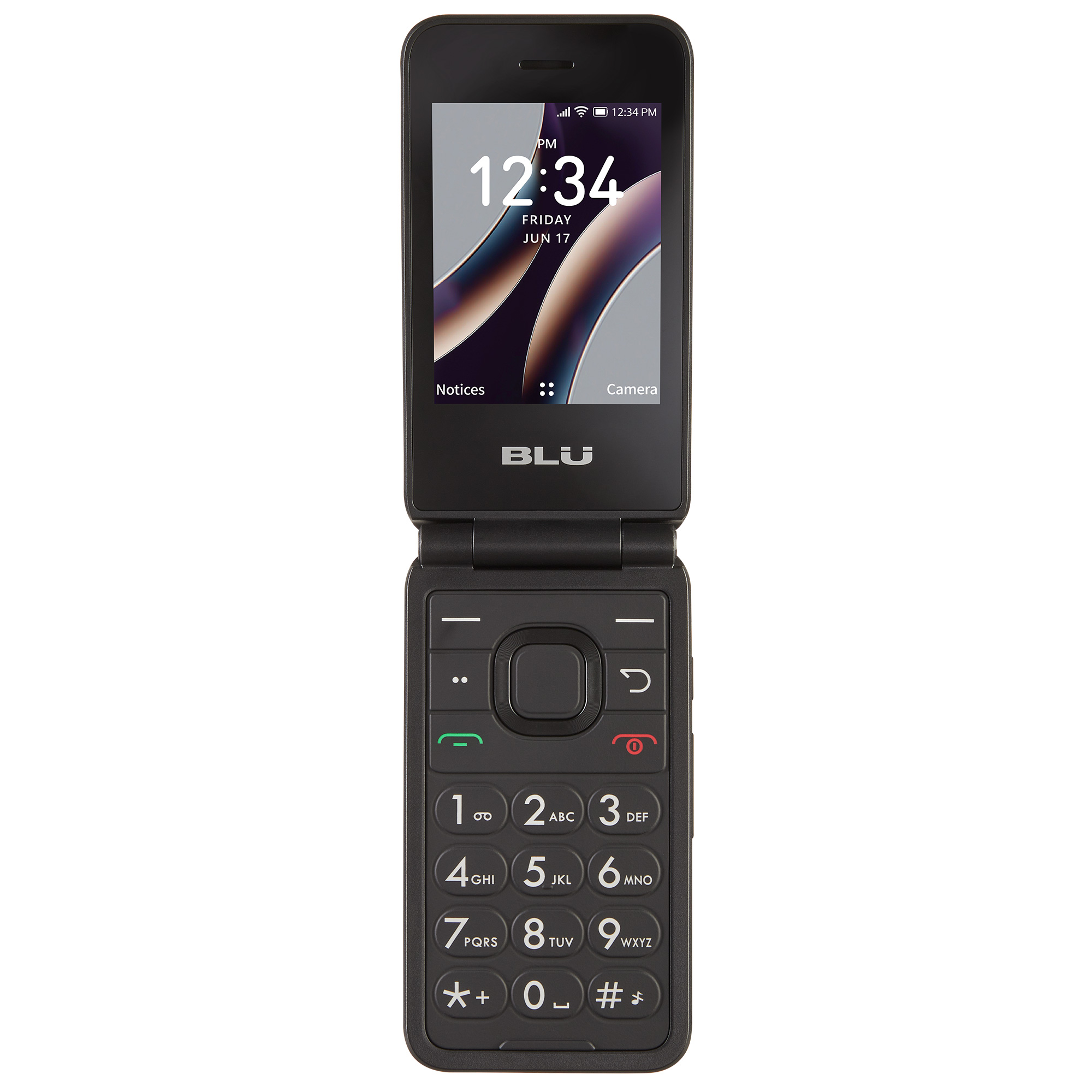 Tracfone Blu Flex, 8GB, Black - Prepaid Feature Phone [Locked to Tracfone]