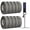 Grey, variant on OHLECTRIC Professional Grade Vinyl Multicolor Electrical Tape with Electricians Tape Holder Chain, Keyring and Trigger Snap Hook - 7Mm Thick, 3/4" x60' Size- 10-Pack Tape with 1 Tape Holder Chain