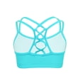 thumbnail image 5 of Yeahdor Kids Girls Tankini Swimwear Sleeveless Strappy Back Crop Top with Briefs Swimsuit for Beach Pool Swimming Lake Green 8, 5 of 7