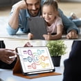 thumbnail image 3 of Flip Case for Apple iPad Air 11" 2025 2024/Pro 11 2022/2021/2020/2018/ iPad Air 5th 4th Gen 10.9", Pencil Holder Smart Cover Auto Sleep Wake Protective Documents Pocket Stand Snap Closure,Black, 3 of 7
