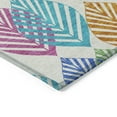 thumbnail image 4 of Addison Rugs Chantille Indoor/Outdoor Transitional Floral White Washable Round Rug, 8' x 8', 4 of 6