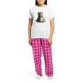 thumbnail image 4 of CafePress - Black Wheaten Scottie Pajamas - Women's Short Sleeve Print T-Shirt and Pants Light Cotton Pajama Set, 4 of 7