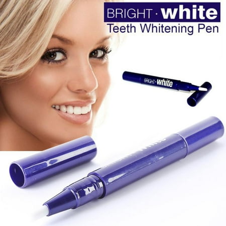 Peroxide Gel Teeth Whitening Pen - Extra Strength Instant Yellow Tooth Whitener Effective Stain Remove Cleaning (Best Instant Teeth Whitening Pen)