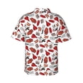 thumbnail image 3 of Haiem Red Food Printed Hawaiian Shirt for Men - Men’s Casual Beach Summer Shirts - Stretch Fabric with Modern Fit-Small, 3 of 9