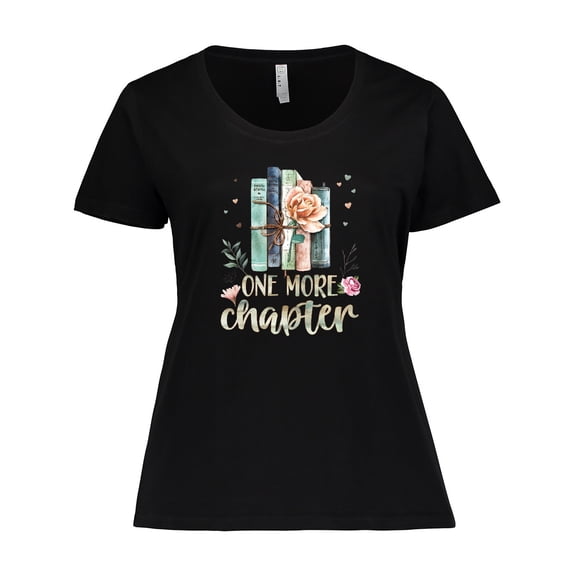 Inktastic One More Chapter Book Lover Reading Women's Plus Size T-Shirt