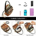 thumbnail image 5 of FORMRS Crossbody Bag for Women Quilted Travel Shoulder Cell Phone Purse with Chain Strap Handbag, Fall Pattern, 5 of 7