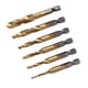thumbnail image 3 of Juego de brocas para macho de roscar de acero, kit de brocas para macho de roscar combinadas métricas de 6 piezas, brocas para macho de roscar, los mejores materiales, 3 of 8