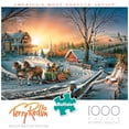 thumbnail image 2 of Buffalo Games 1000-Piece Terry Redlin Collection The Pleasures of Winter Jigsaw Puzzle, 2 of 7