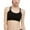 Black, variant on Fymall Women's Sports Yoga Padded Bras Seamless Letter Fitness Vest