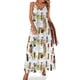 thumbnail image 1 of Menú de bebidas tropicales vintage Vestido sin mangas Vestido suelto para mujer Vestidos de mujer Vestidos de verano para mujer Vestido de noche para mujer, 1 of 7