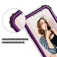 thumbnail image 6 of JTCASES for iPhone X/iPhone XS Case, Drop Resistant Corners, Wireless Charging, Heavy Duty Shockproof Hybrid Hard PC Bumper, Camera Protection, Skin-feel Anti-scratch Tough Cover, Purple, 6 of 7