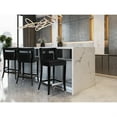 thumbnail image 2 of Hart Black Velvet Counter Stool, 2 of 2