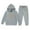 Grey, variant on WOYY Toddler Girls Sweatsuit Letter Hoodie Sweatpants Clothes Set, Sizes 2-3T