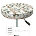 thumbnail image 2 of Uemuo Flamingo Palm Trees Pattern Round Bar Stool Seat Covers Washable Stool Cushion Slipcover Elastic Bar Chair Covers-13 inch, 2 of 7