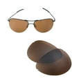 thumbnail image 5 of Walleva Brown Mr.Shield Polarized Replacement Lenses for Oakley Tailpin Sunglasses, 5 of 5