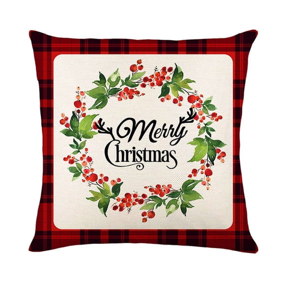2026 Christmas Home Party Decor Theme Pillow Covers Festive Throw Pillow CasesXmas Decorative Cushion CoversSoft Washable Home Sofa Bedroom Decor For Christmas Celebration Party Supplies