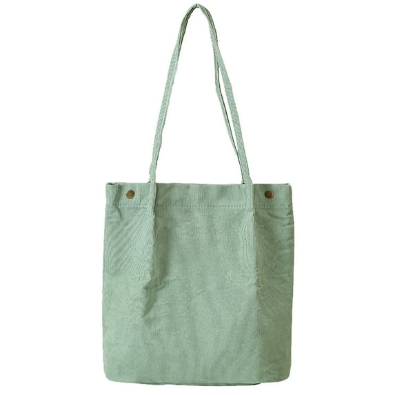 Corduroy duffel bag, versatile shoulder bag