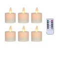 thumbnail image 1 of 6 Pcs Lampes à Bougie Électriques Simulation Réalistes Sans Flamme LED, 1 of 8