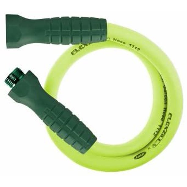 Flexzilla HFZG503YWS LeadIn Garden Hose, Green, 5/8In. x 3Ft