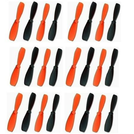 HobbyFlip Ultra Durable 55mm Propeller QR Ladybird-Z-01 Compatible with Carson X4 Quadcopter Version 2 II 6 Pack