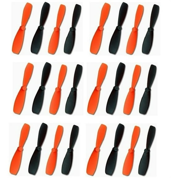 HobbyFlip Ultra Durable 55mm Propeller Blades QR Ladybird-Z-01 Compatible with Radio Shack Surveyor Drone 6 Pack