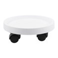 thumbnail image 1 of Round Movable Planter Tray with Wheels Heavy Duty Sturdy Industrial Mobile Base for Most Type Plant Pot-SinKeeU, 1 of 5