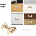 thumbnail image 3 of Brass French Bow Cabinet Knobs for Furniture Golden Elegant Design Decor 12 Pieces, 3 of 8