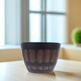 thumbnail image 1 of LOLIPPYY 2Pcs Outdoor Planters for Patio Barrel Planter Plastic Brown for Garden Use, 1 of 8