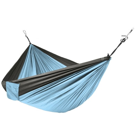 Best Choice Products Portable Nylon Parachute Hammock w/ Attached Stuff Sack-