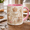 Black, variant on Royal Tea Mug Pink Accent Coffee Cup for Tea Lovers, Fancy Tea Time Gift