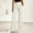08-White, variant on Women's High Waisted Wide Leg Pants, Elastic Waist Seamed Front Trousers with Pockets, Casual Loose Fit Flowy Dress Pants for Work Office Daily Wear 05-Navy XL