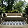 thumbnail image 1 of Modway Cerelia Moroccan Trellis 5x8 Indoor and Outdoor In Blue and Beige, 1 of 5
