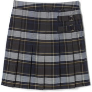 French Toast Girls Plaid Two-Tab Scooter Skirt