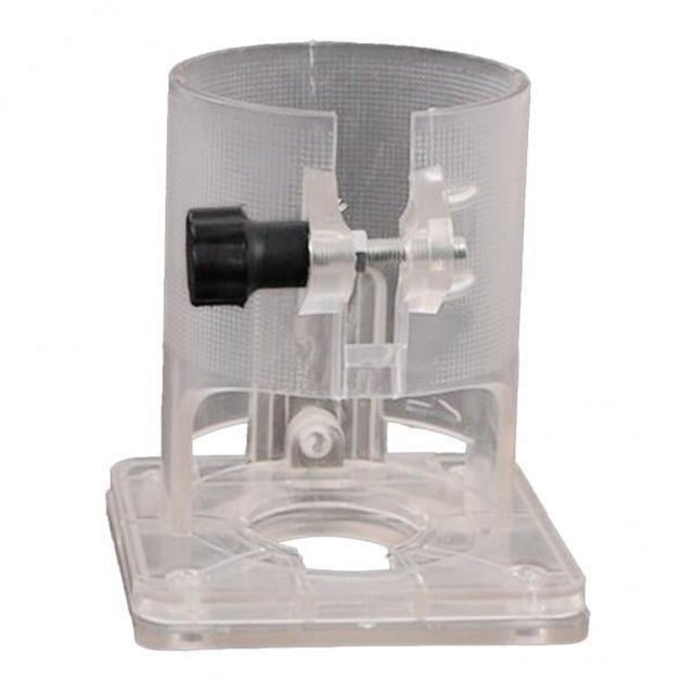 Base protectora de plástico transparente para enrutador de carpintería, Base protectora tipo estándar, 3 uds. 4 piezas