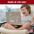 thumbnail image 7 of Disney Star Wars Decals - Set of 5 Outdoor Rated Vinyl Stickers Waterproof Vinyl for Car, Laptop, or Water Bottle - R2-D2 & C-3PO, Yoda, Millennium Falcon, First Order Stormtrooper, D-O, 7 of 7