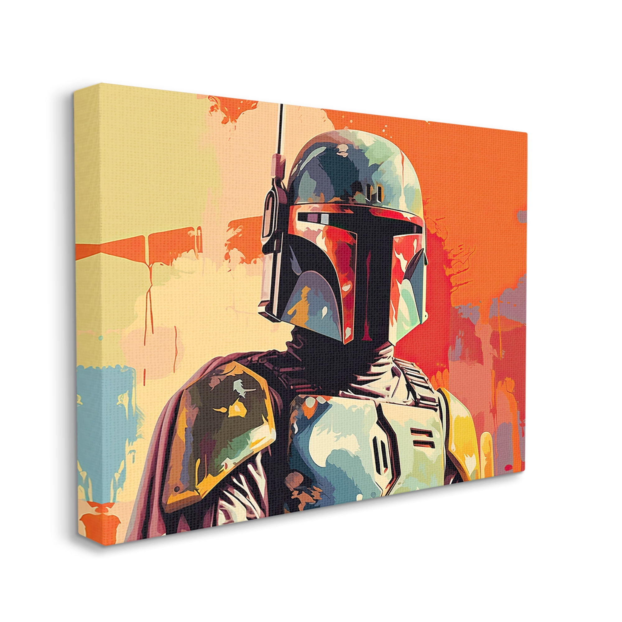Stupell Industries Pop Culture Sci-Fi Man Fairy Tales & Fantasy Painting Gallery Wrapped Canvas Art Print Wall Art, 48 x 36