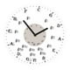 thumbnail image 1 of Reloj de pared con notas musicales, decoración de pared silenciosa, reloj colgante redondo 25 centímetros, 1 of 9