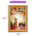 thumbnail image 5 of Happy Birthday to Abyssinian Kitten Party Balloons Cake Acrylic Plaque with Wood Photo Frame Box Cat Lover Kitten Owner Gifts Light Box - 00027, 5 of 5
