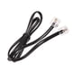 thumbnail image 4 of Cable Telefónico RJ11 6P4C Macho a Macho Negro 2uds Unique Bargains, 4 of 5