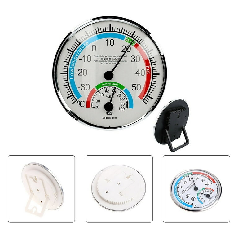 6Pcs Wall Mounted Thermometers, Temperature Gauge Meter with