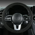 thumbnail image 6 of KCGYNP Anti-Slip Steering Wheel Cover for Vehicles,Leather,Thin Lightweight All-Season Grip,15in Diameter Fit, 6 of 6