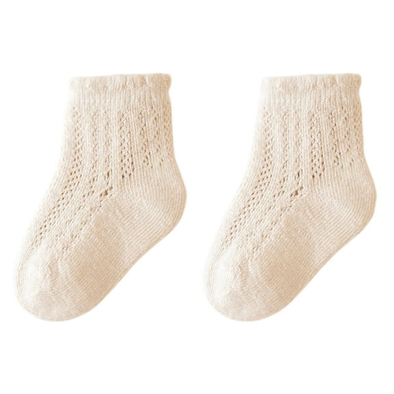 Ugoldhm Girls Cute Boot Socks, Soft Comfortable Cotton Knit Slipper Socks for 3-14 Years