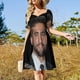 thumbnail image 4 of Vestido de manga corta The CaddyShack Golf Club 1980, vestido de verano, vestidos elegantes, tallas grandes, vestido, 4 of 7