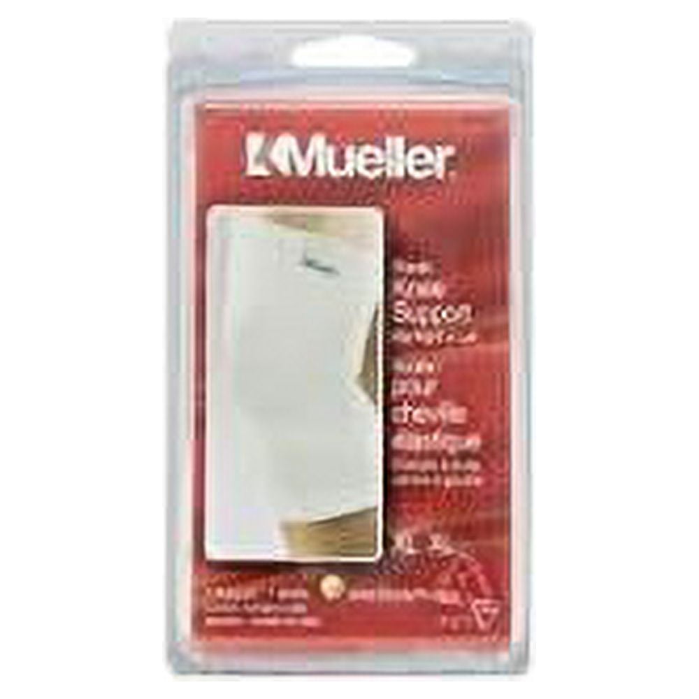 Mueller Elastic Knee Support Sleeve, White, Extra Large