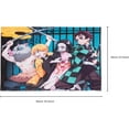 thumbnail image 3 of Tapis Rectangulaire Demon Slayer Kamado Tanjirou Nezuko, 3 of 5